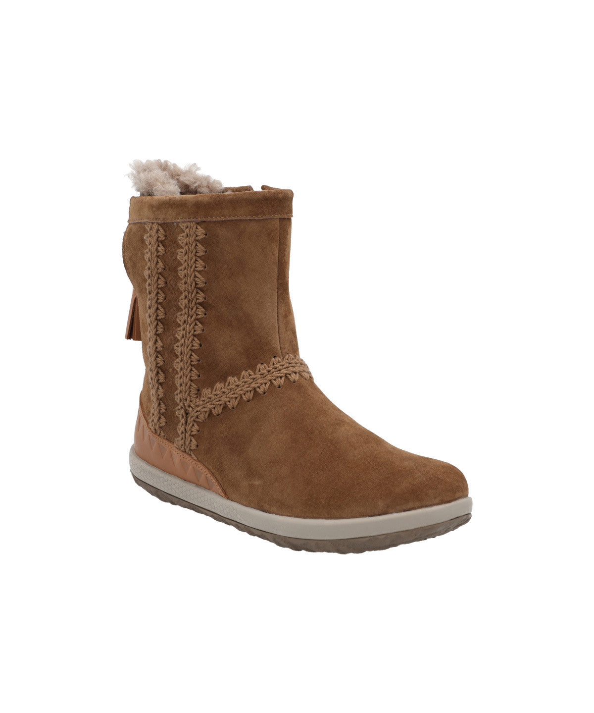 Botin Cuero Mujer Andalea Café
