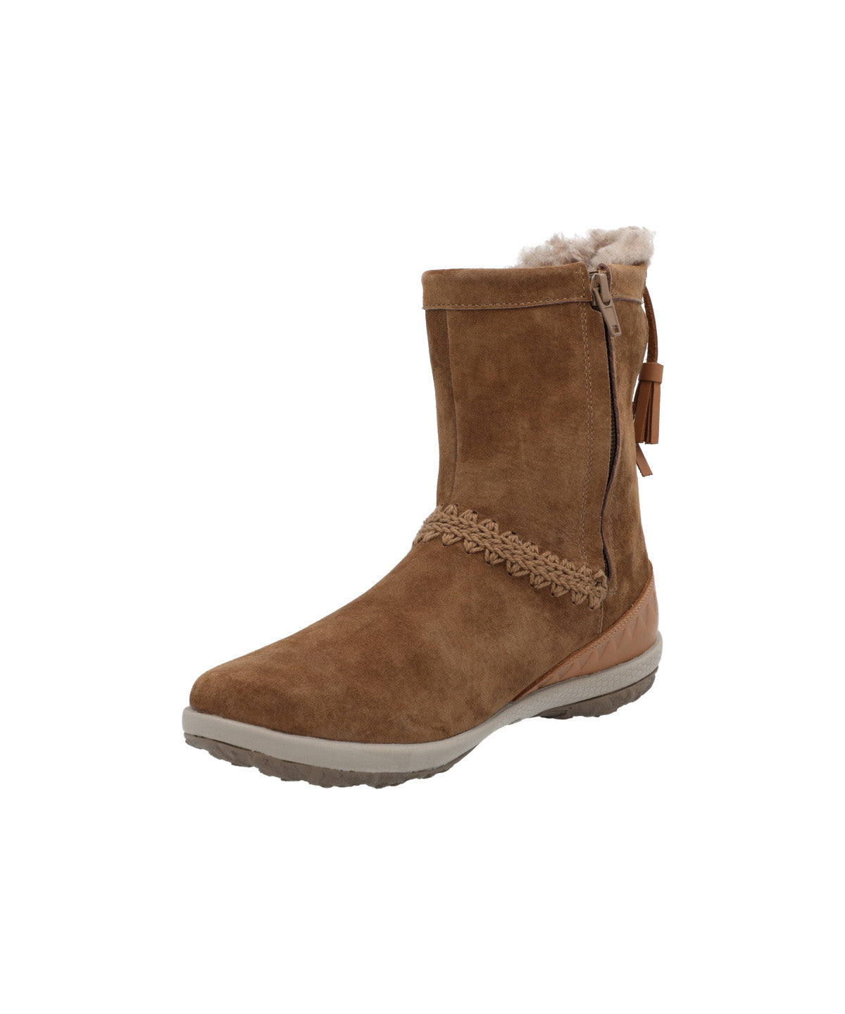 Botin Cuero Mujer Andalea Café