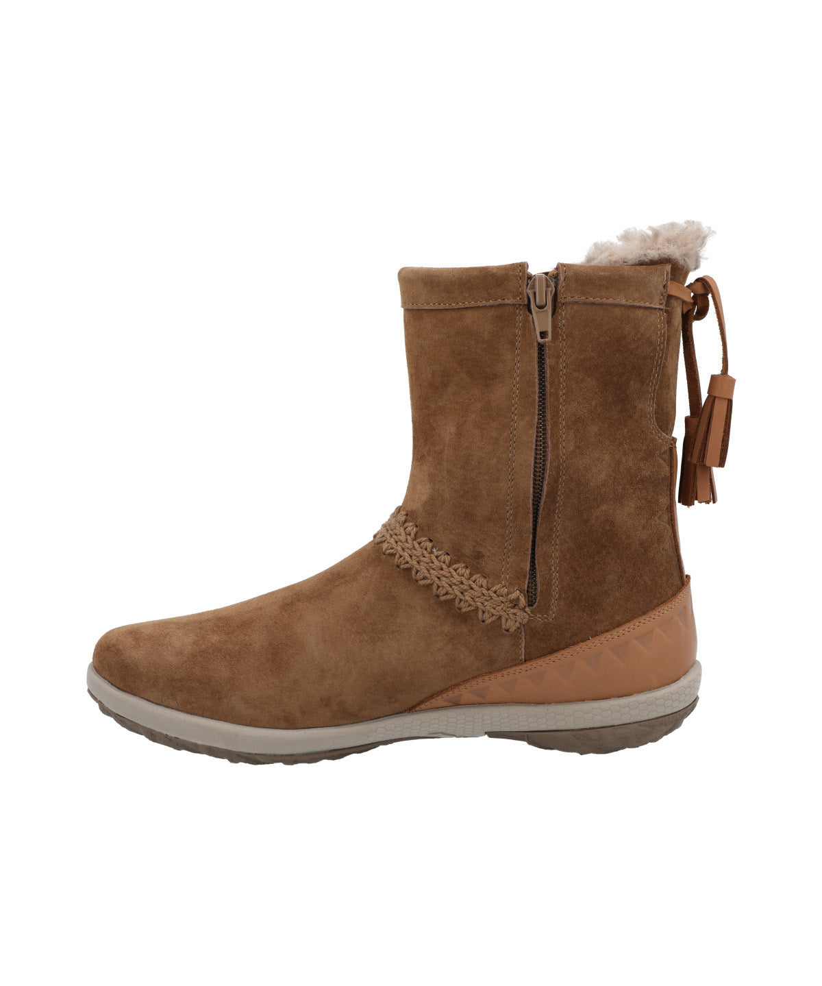 Botin Cuero Mujer Andalea Café