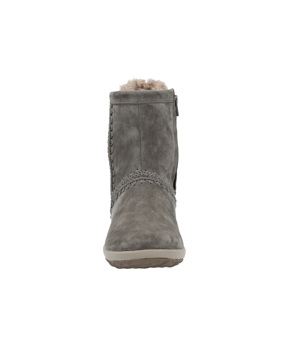 Botin Cuero Mujer Andalea Gris