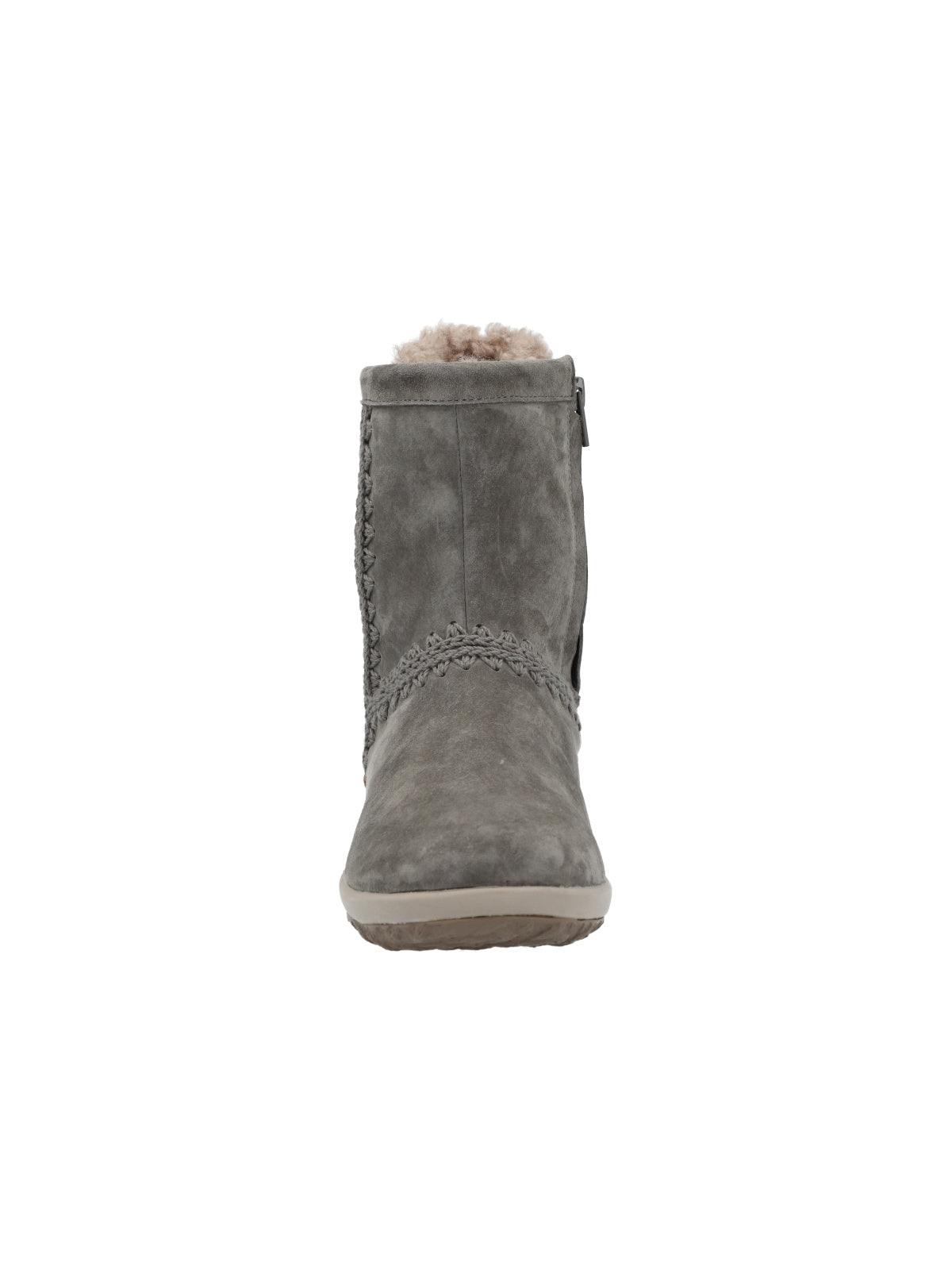 Botin Cuero Mujer Andalea Gris