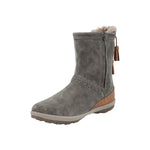 Botin Cuero Mujer Andalea Gris