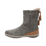 Botin Cuero Mujer Andalea Gris