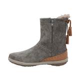 Botin Cuero Mujer Andalea Gris