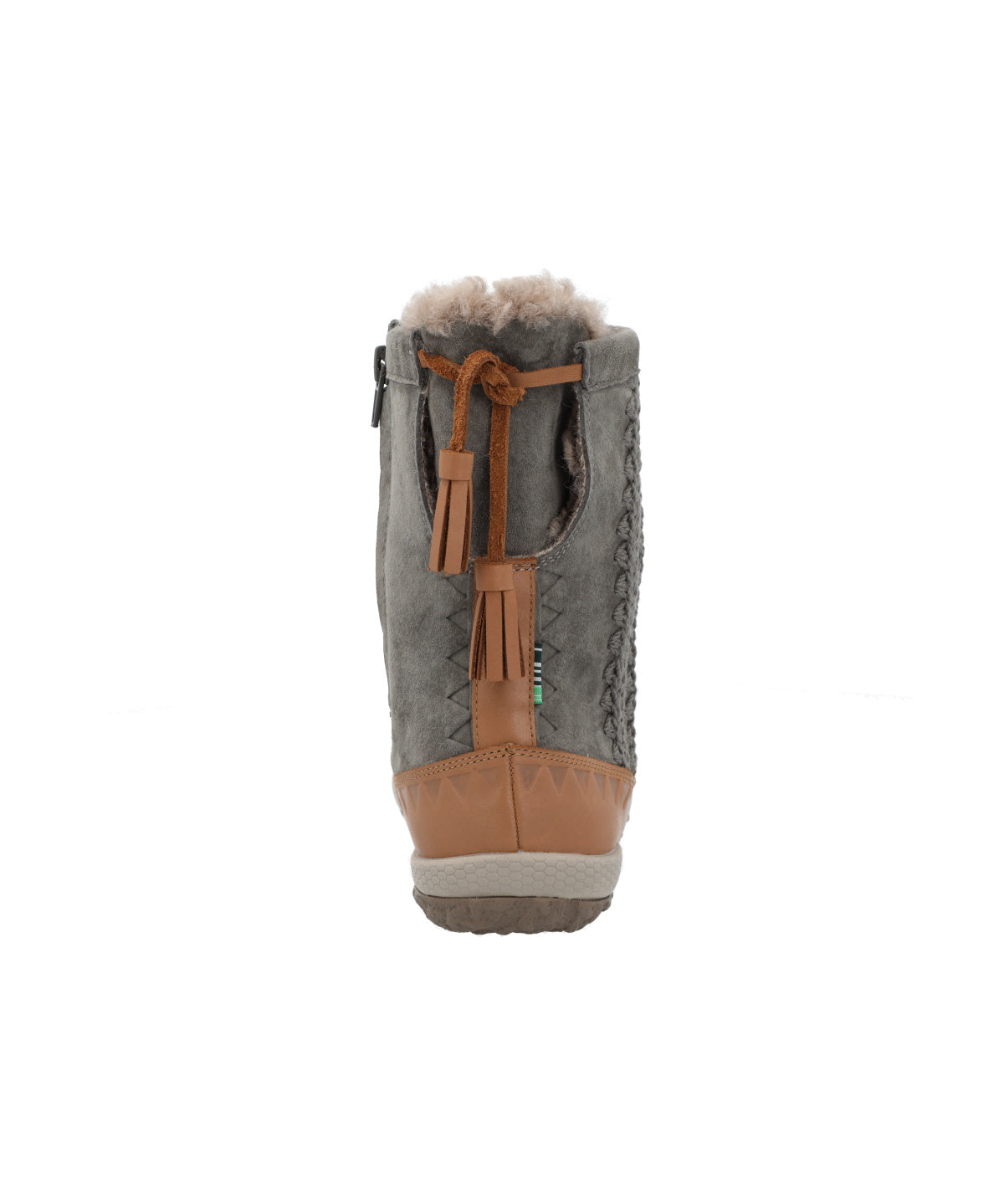 Botin Cuero Mujer Andalea Gris