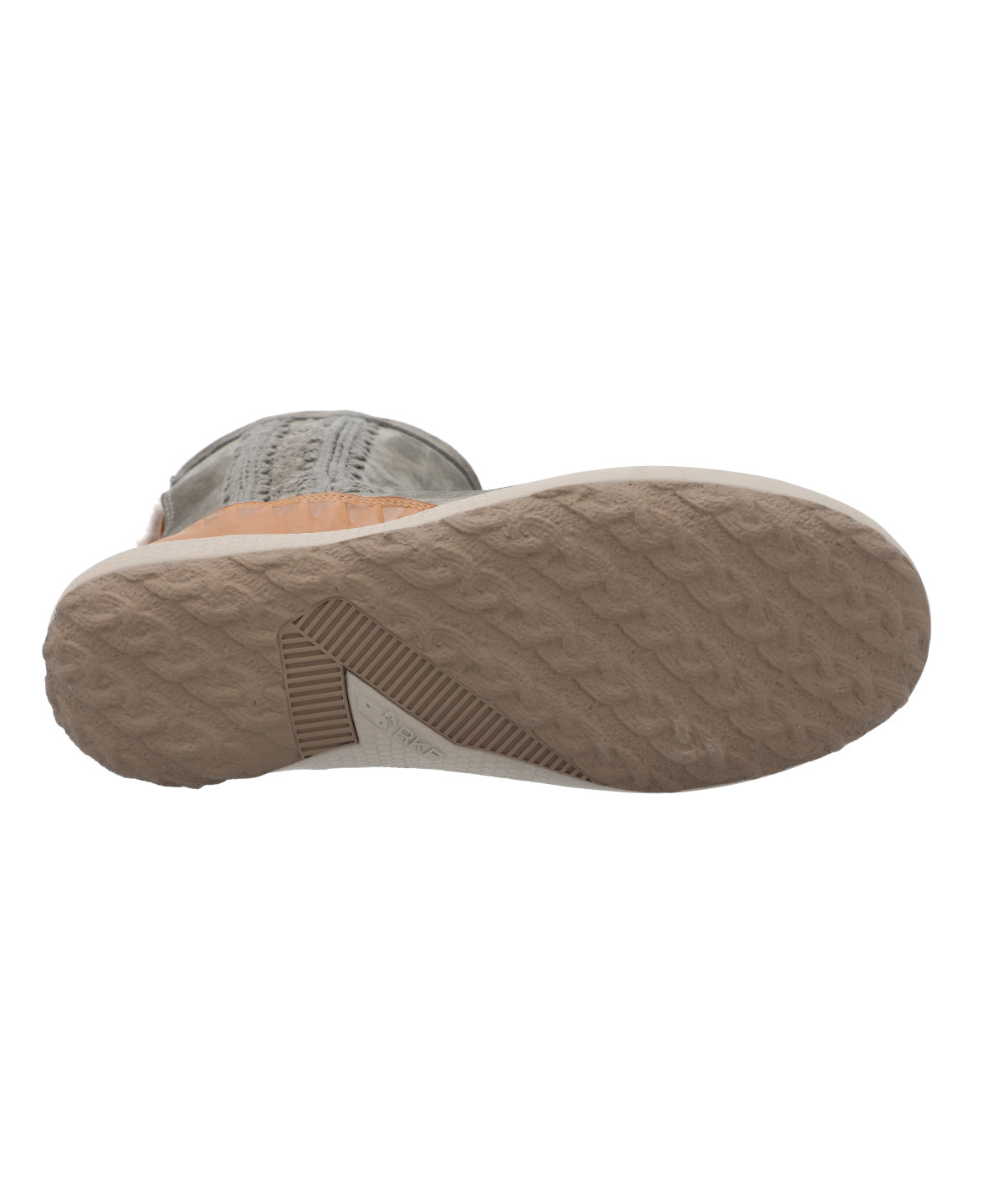 Botin Cuero Mujer Andalea Gris
