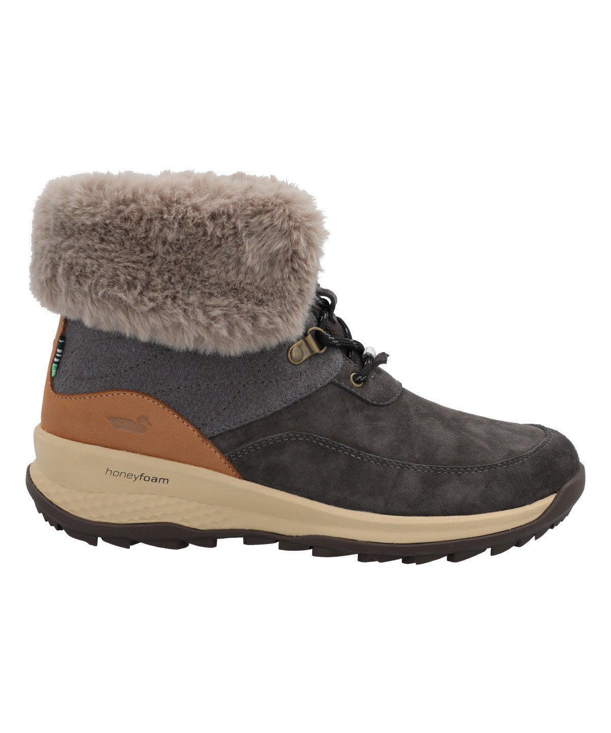 Botin Cuero Mujer Bimba Gris