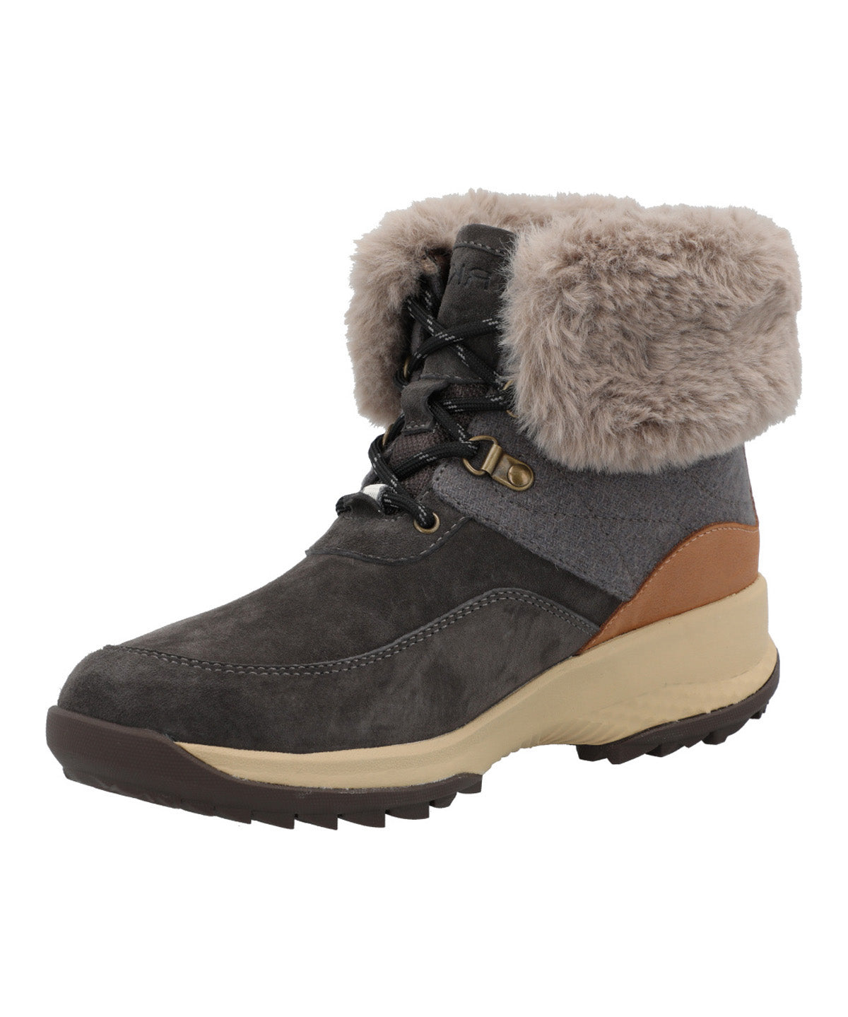 Botin Cuero Mujer Bimba Gris