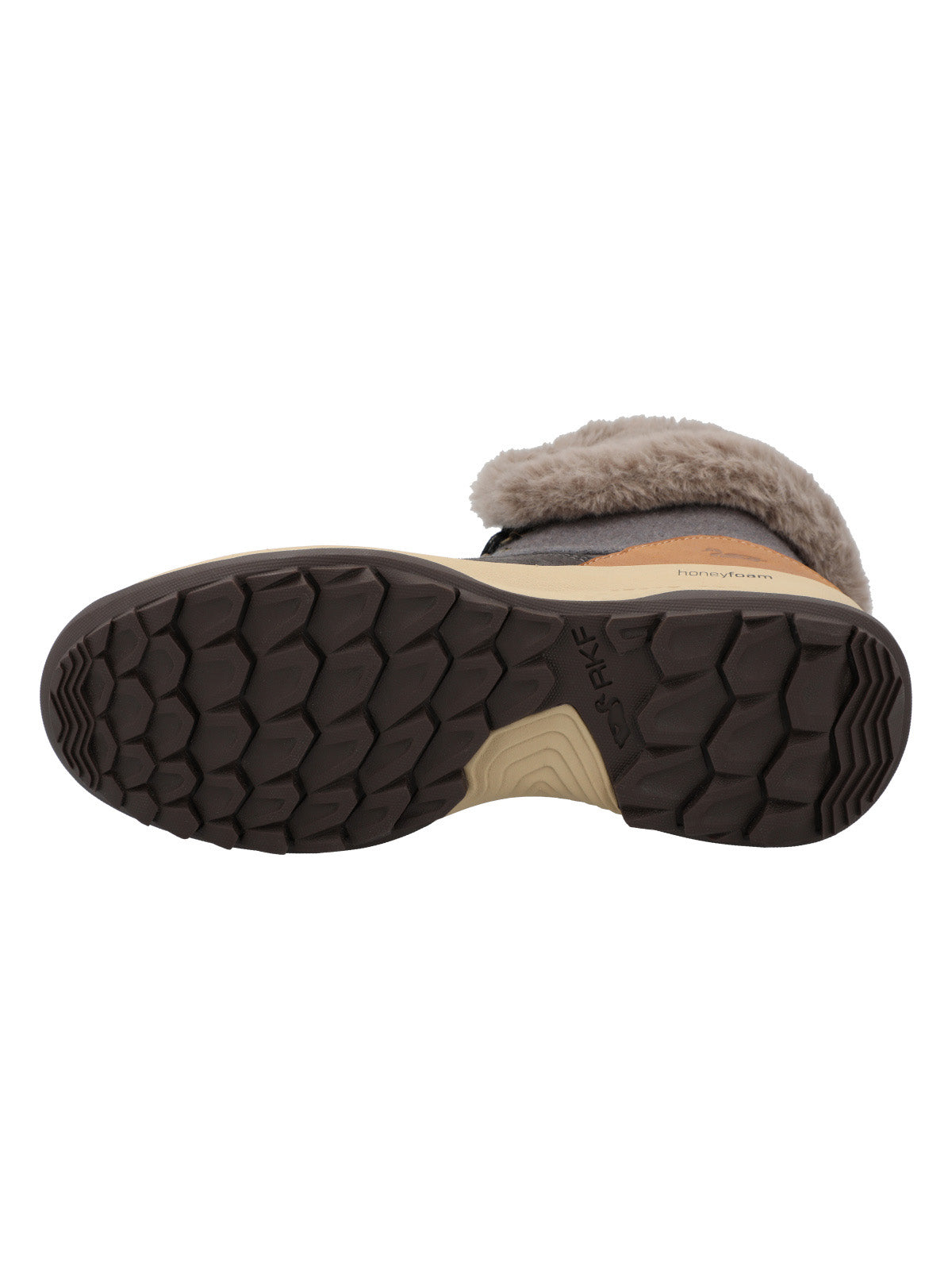 Botin Cuero Mujer Bimba Gris