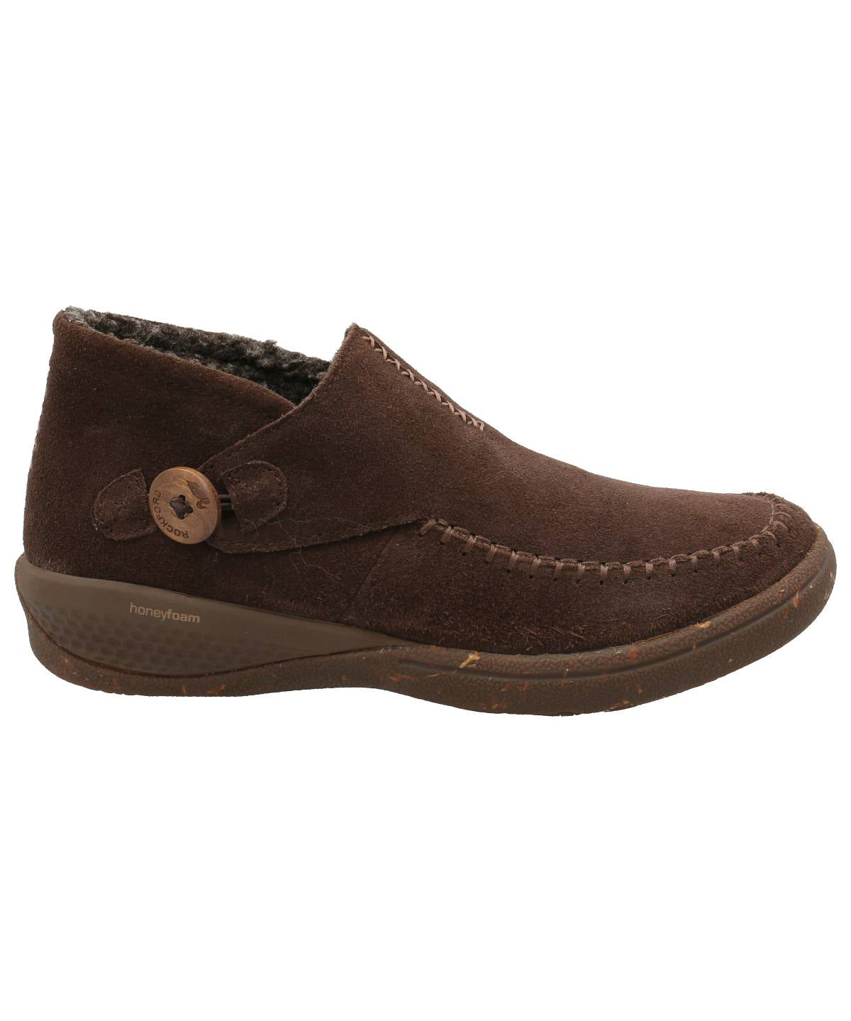 Botín Cuero Mujer New Copahue Café Oscuro Rockford