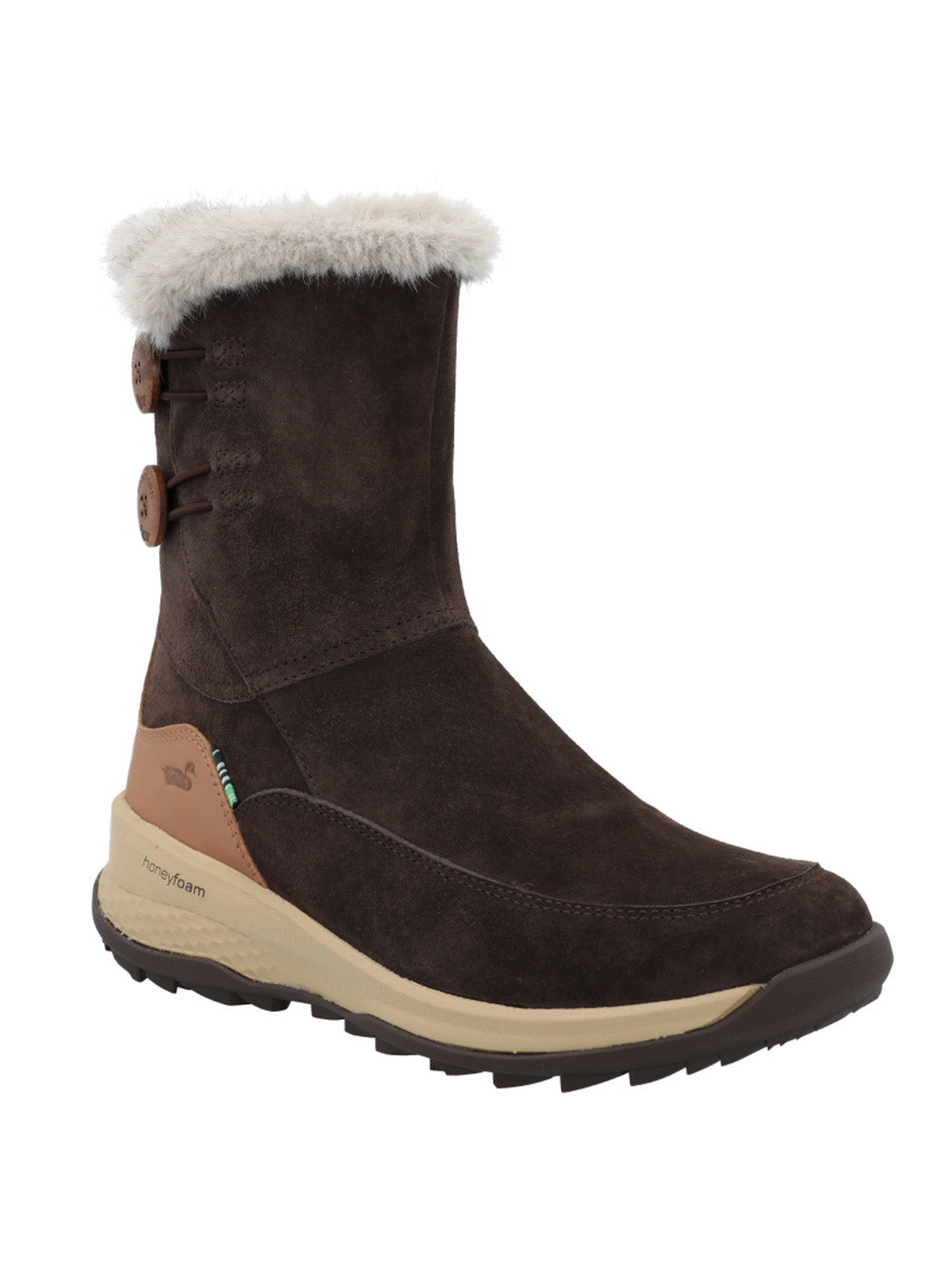 Botin Cuero Mujer Varja Café