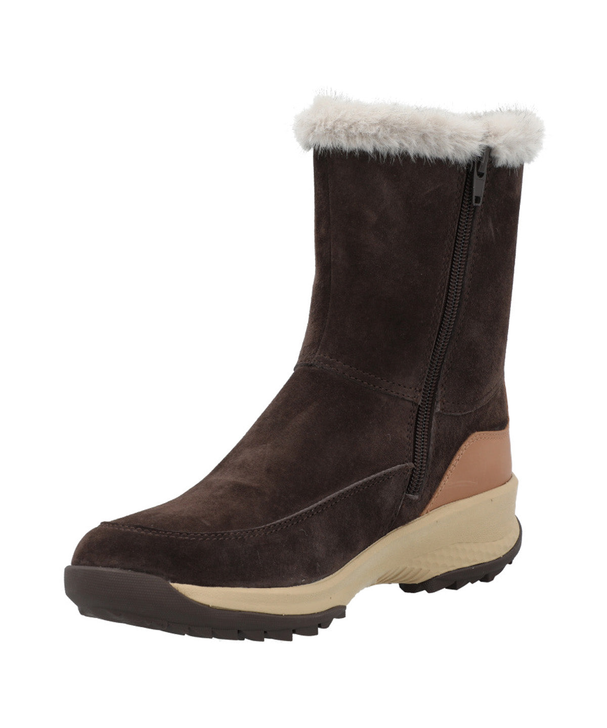 Botin Cuero Mujer Varja Café