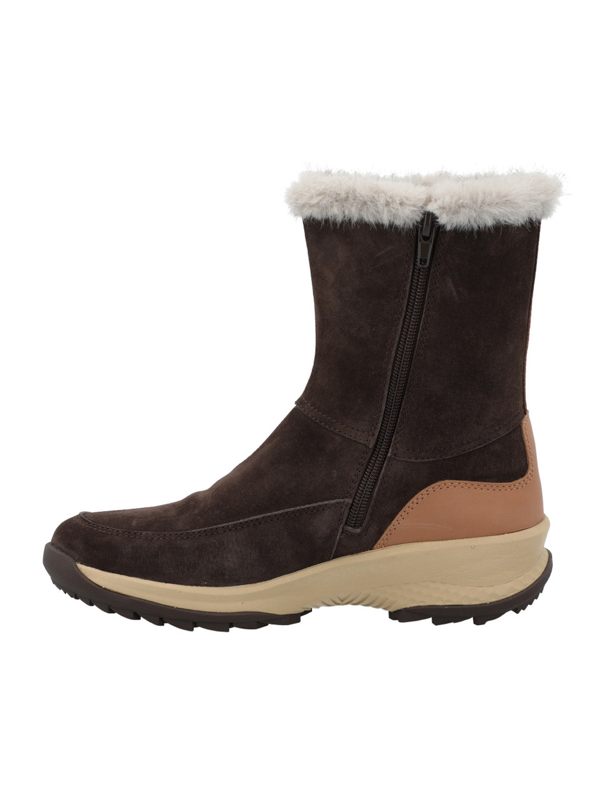 Botin Cuero Mujer Varja Café