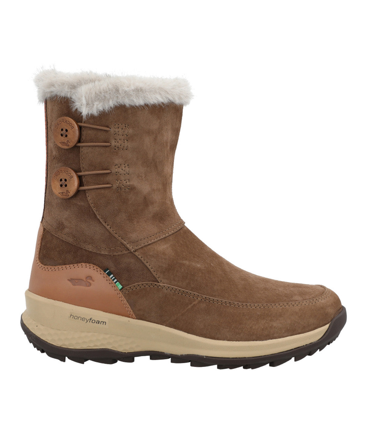 Botin Cuero Mujer Varja Café