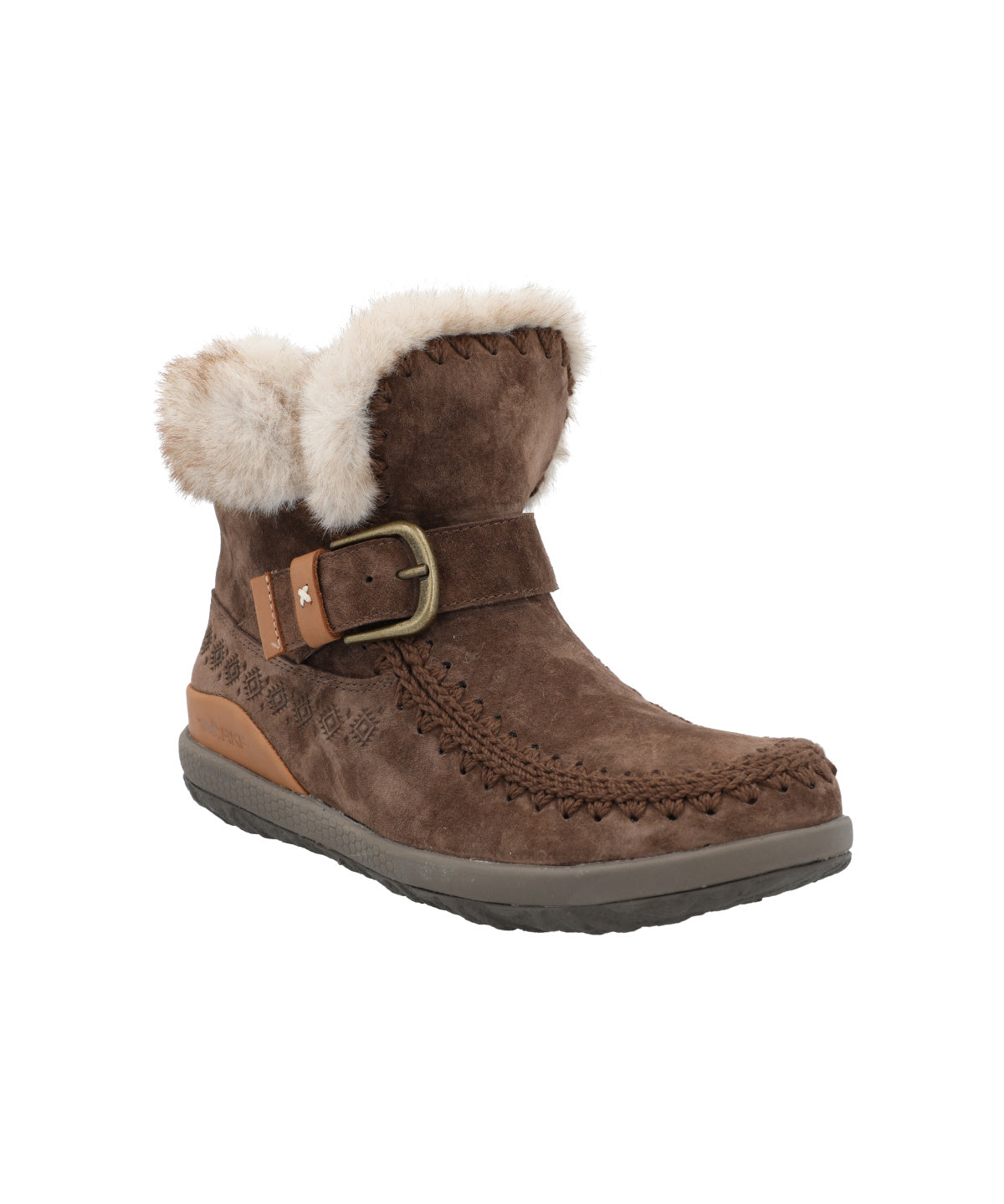 Botin Cuero Mujer Pepa Café