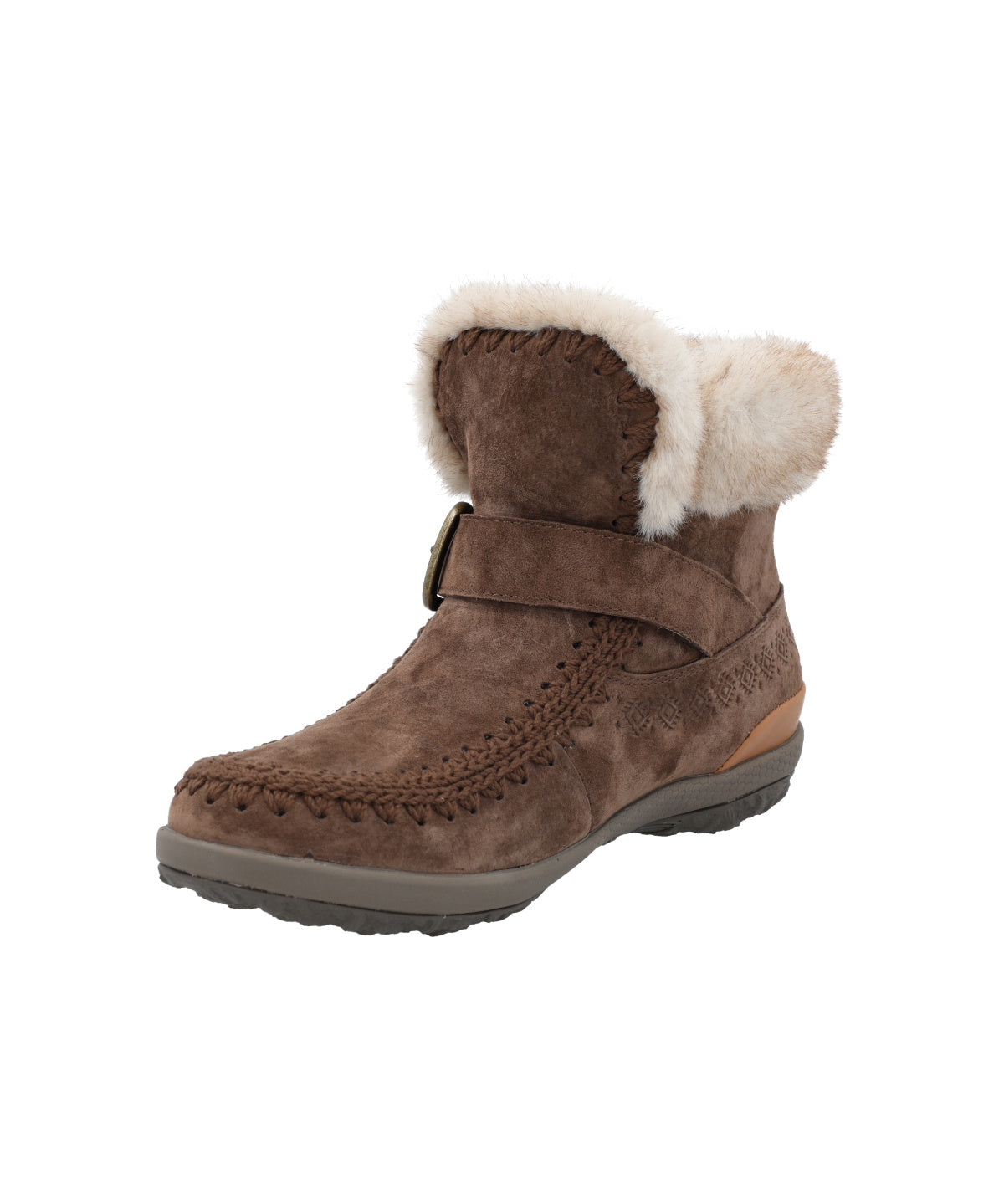 Botin Cuero Mujer Pepa Café
