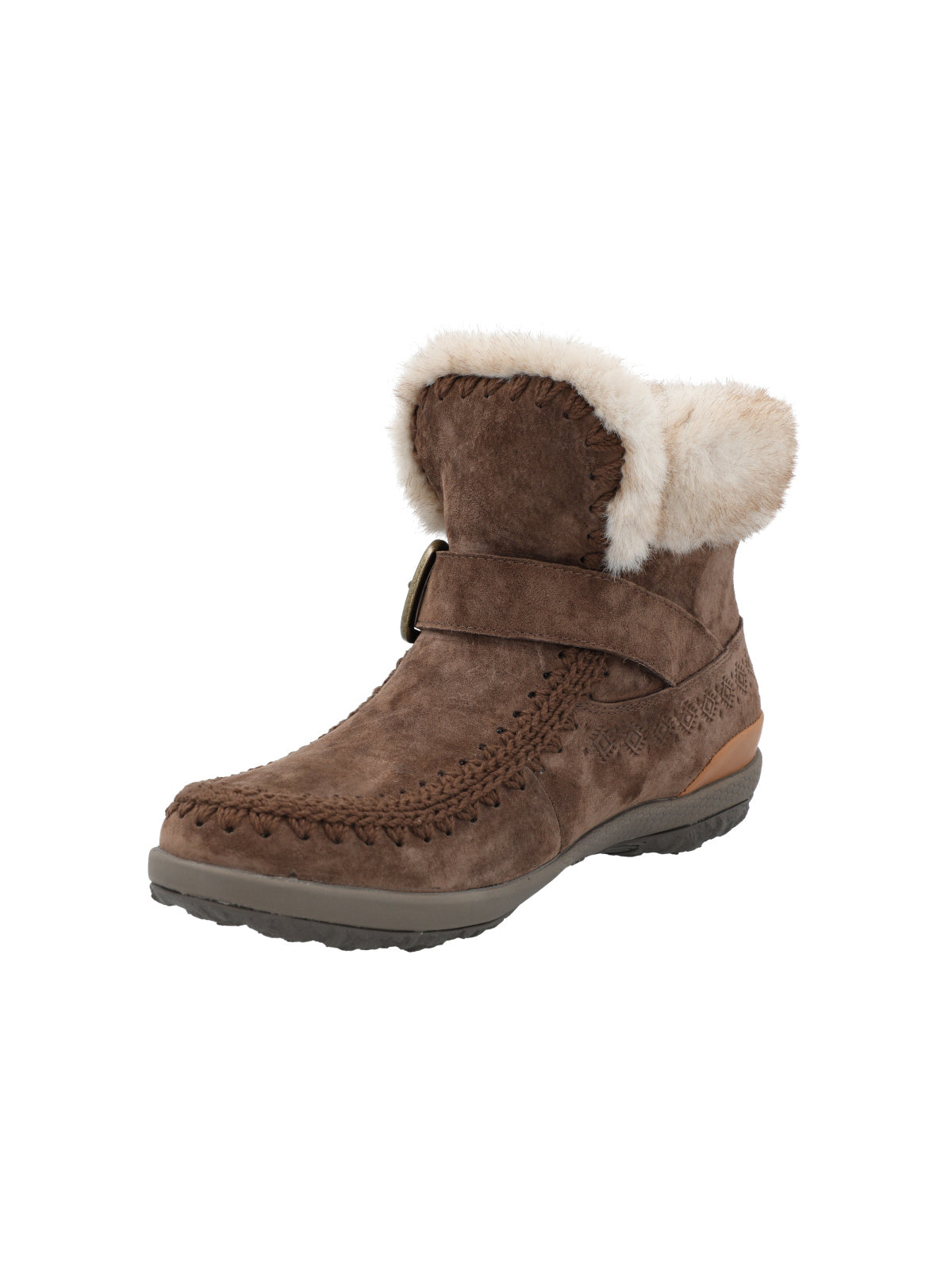 Botin Cuero Mujer Pepa Café