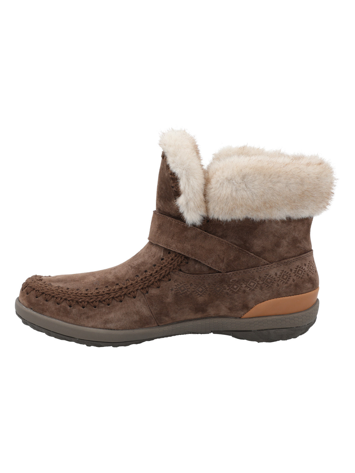 Botin Cuero Mujer Pepa Café