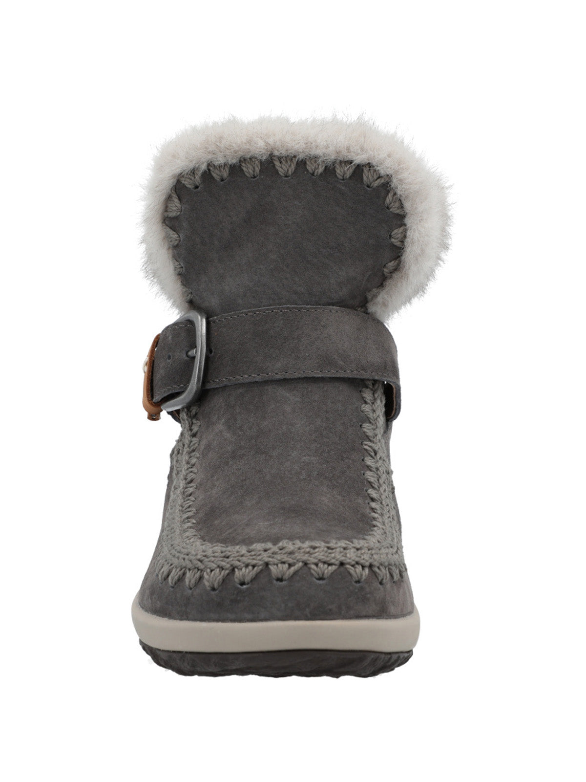 Botin Cuero Mujer Pepa Gris