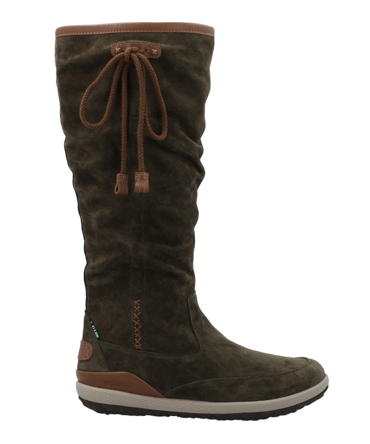 Bota Cuero Mujer New Amboro Verde Rockford
