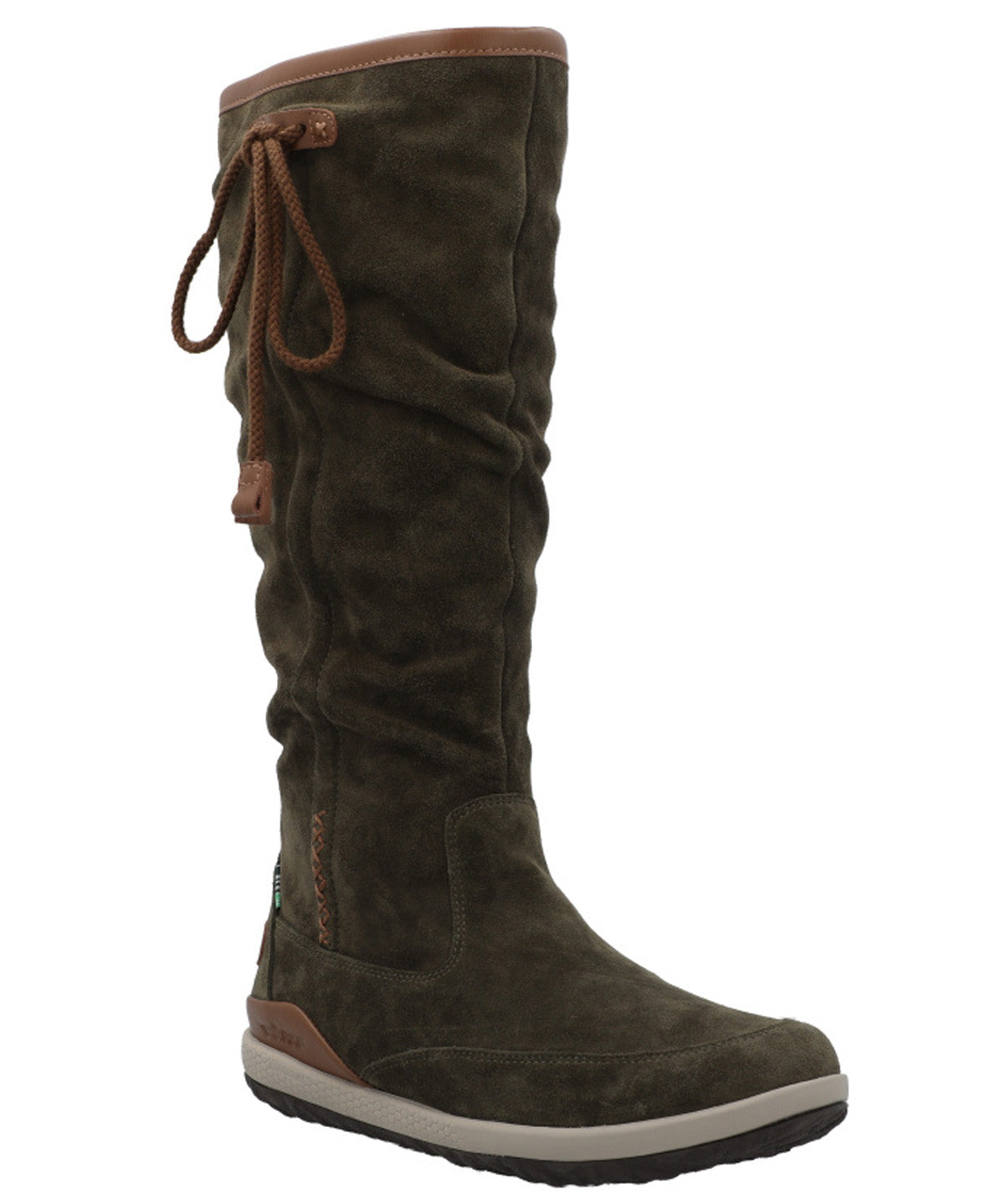 Bota Cuero Mujer New Amboro Verde Rockford