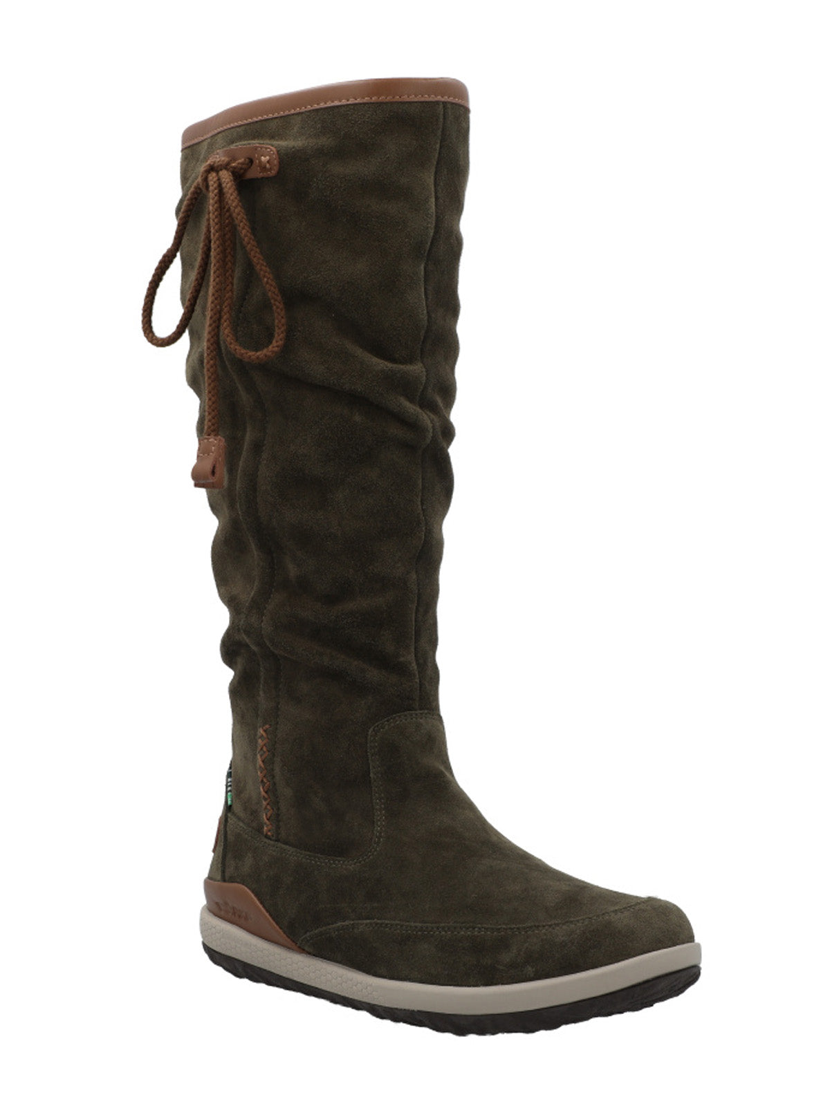 Bota Cuero Mujer New Amboro Verde Rockford
