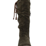 Bota Cuero Mujer New Amboro Verde Rockford