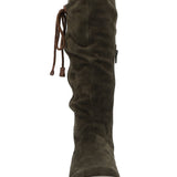 Bota Cuero Mujer New Amboro Verde Rockford