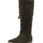 Bota Cuero Mujer New Amboro Verde Rockford