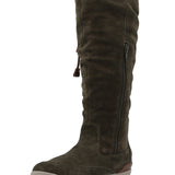 Bota Cuero Mujer New Amboro Verde Rockford