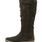 Bota Cuero Mujer New Amboro Verde Rockford