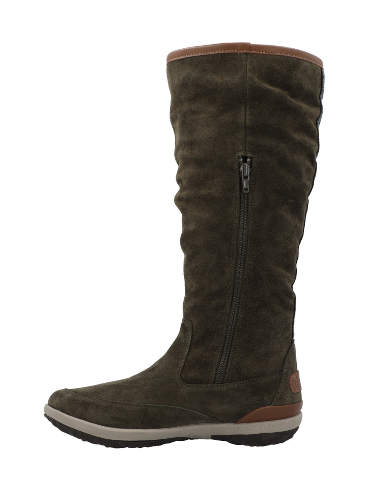 Bota Cuero Mujer New Amboro Verde Rockford