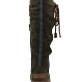 Bota Cuero Mujer New Amboro Verde Rockford