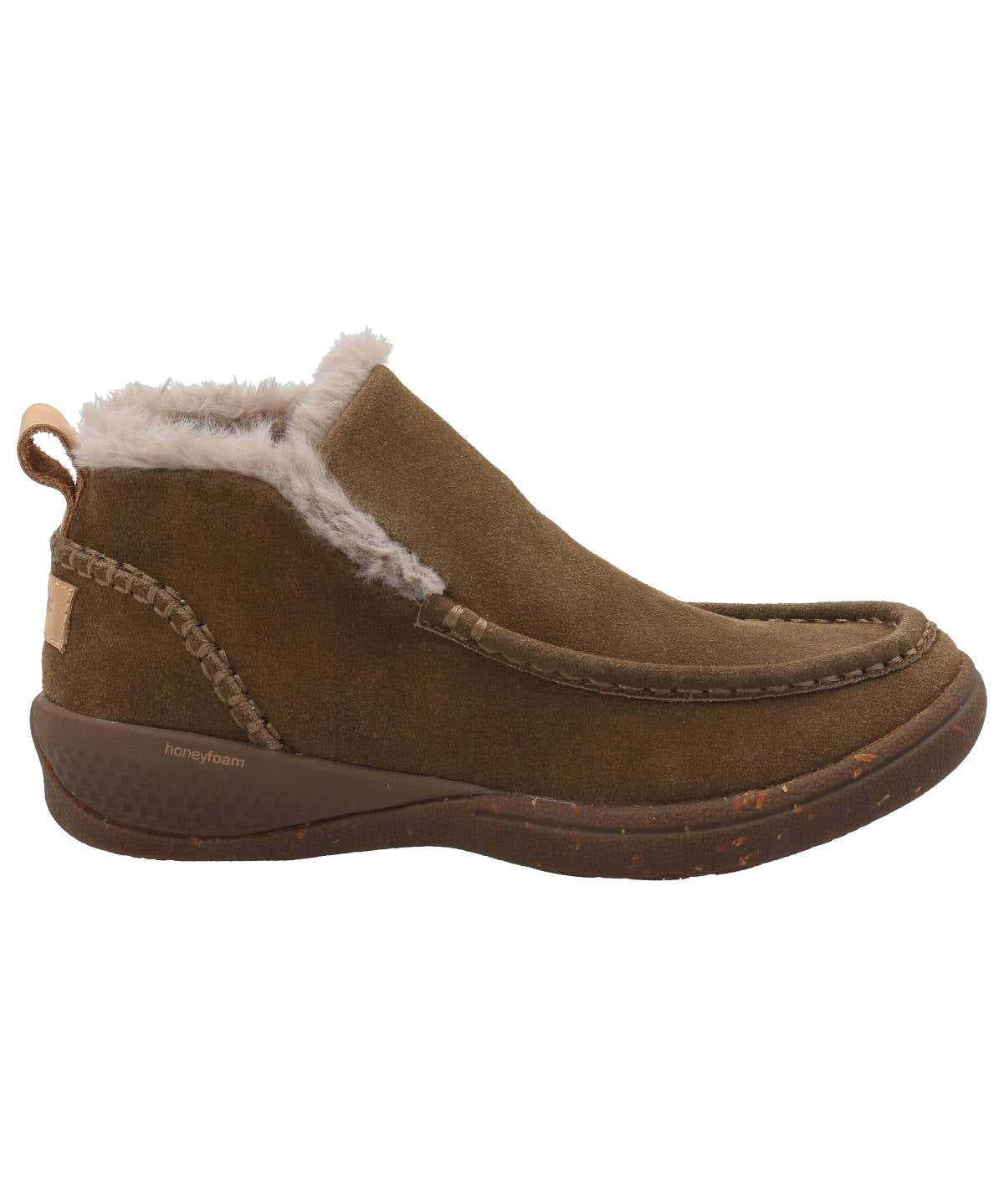 Botín Cuero Mujer Dealf Verde Rockford