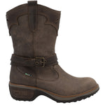 Bota Cuero Mujer Nia Café