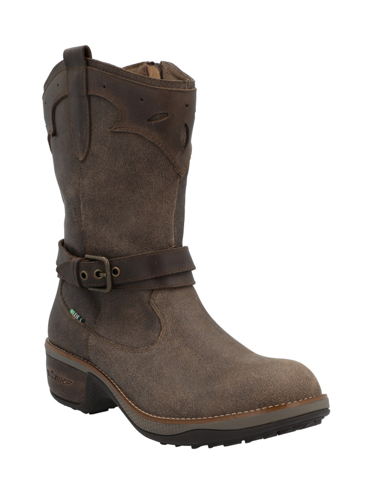 Bota Cuero Mujer Nia Café