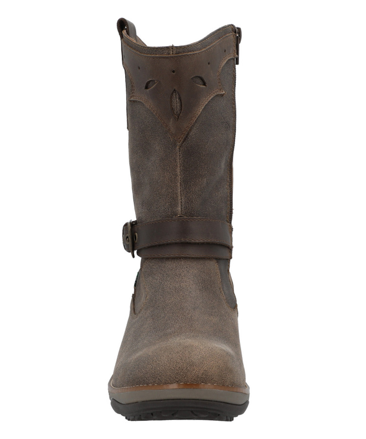 Bota Cuero Mujer Nia Café