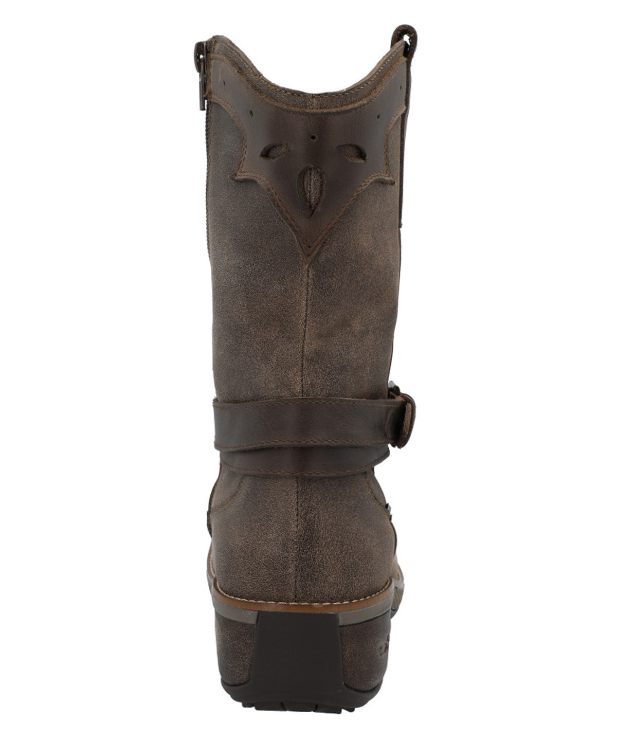 Bota Cuero Mujer Nia Café