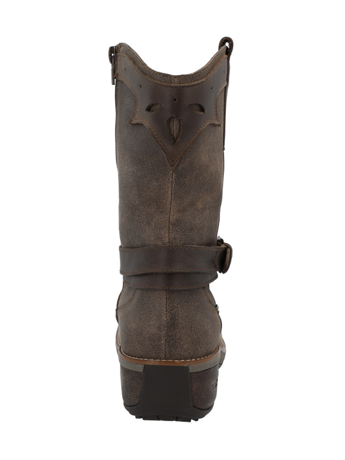 Bota Cuero Mujer Nia Café