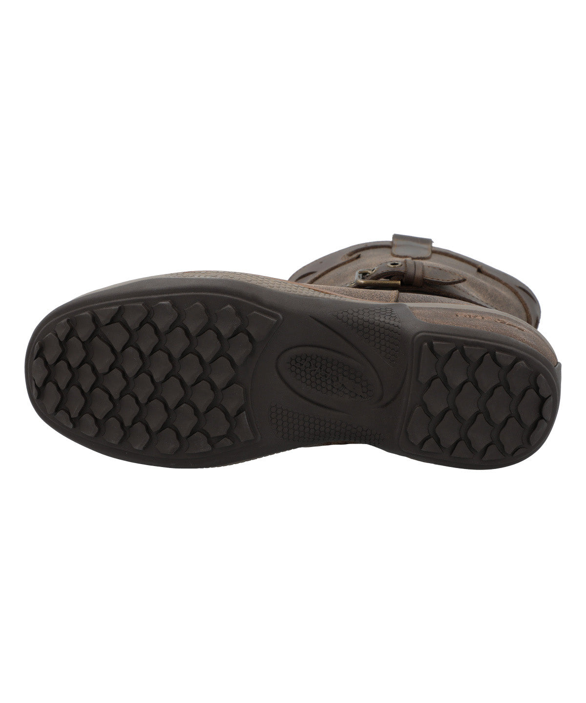 Bota Cuero Mujer Nia Café