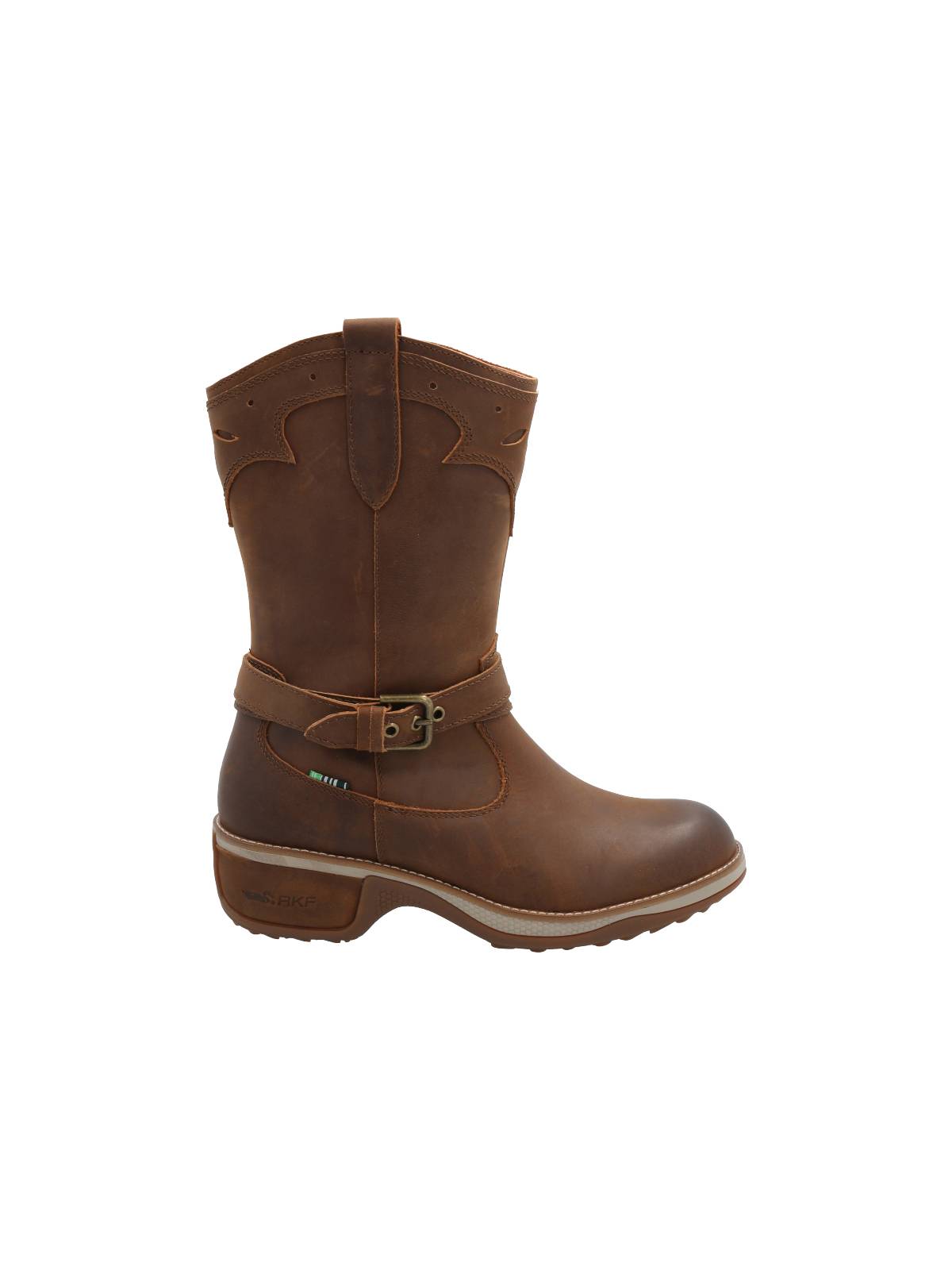 Bota Cuero Mujer Nia Café Rockford