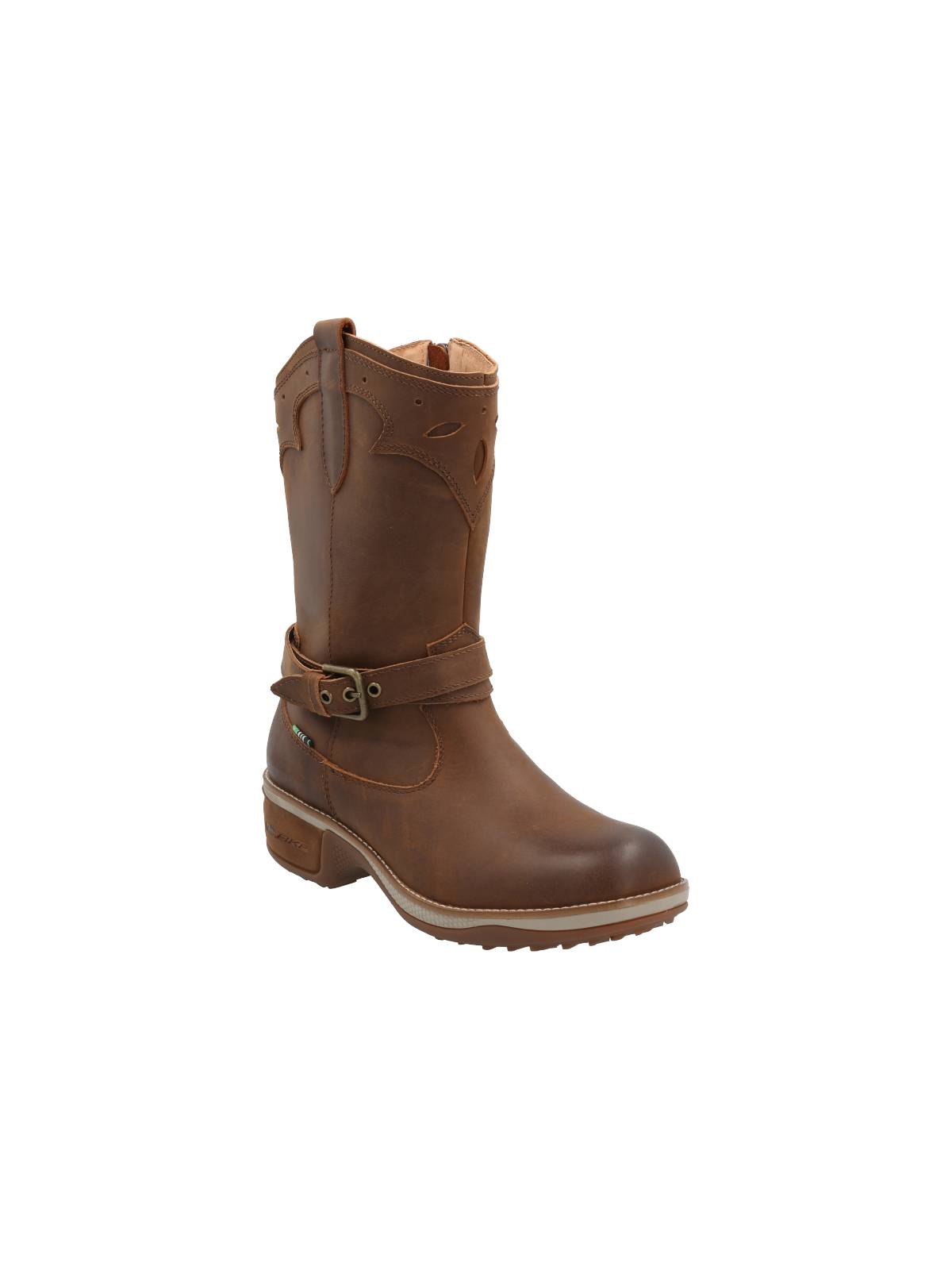 Bota Cuero Mujer Nia Café Rockford