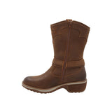 Bota Cuero Mujer Nia Café Rockford