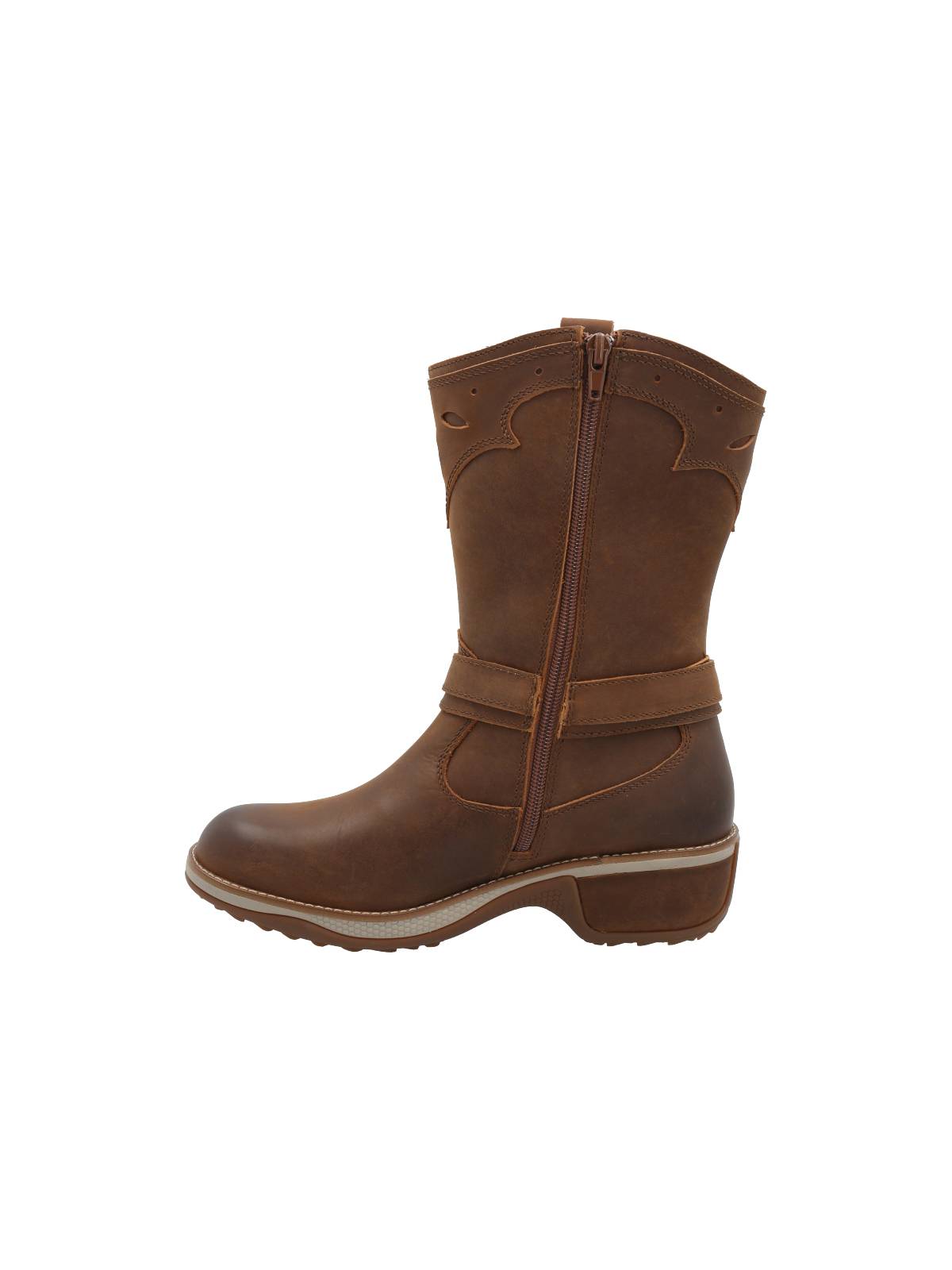 Bota Cuero Mujer Nia Café Rockford