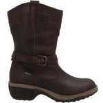 Bota Cuero Mujer Nia Café