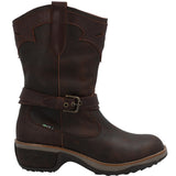 Bota Cuero Mujer Nia Café