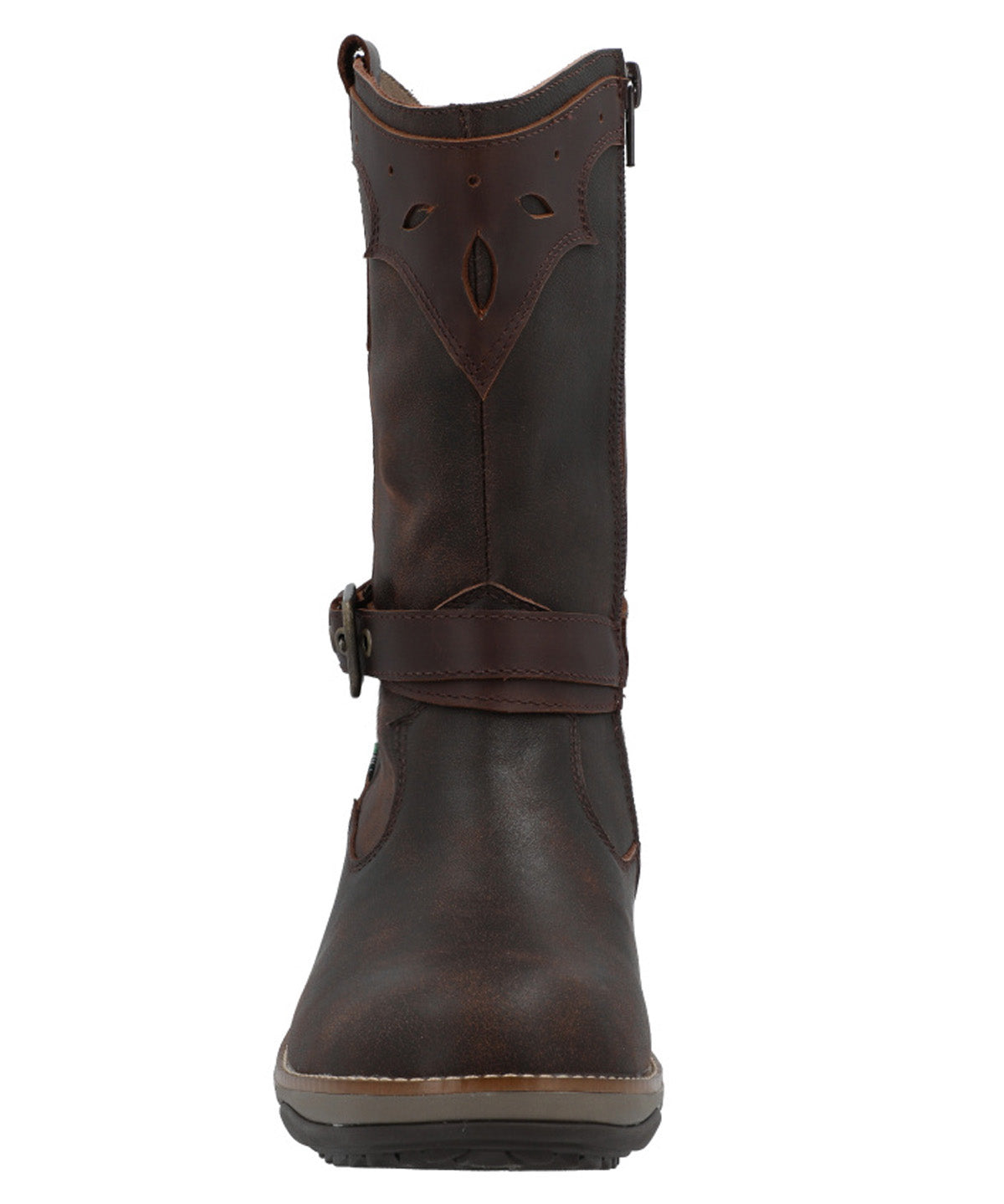 Bota Cuero Mujer Nia Café