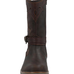 Bota Cuero Mujer Nia Café