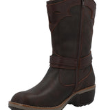 Bota Cuero Mujer Nia Café