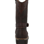 Bota Cuero Mujer Nia Café